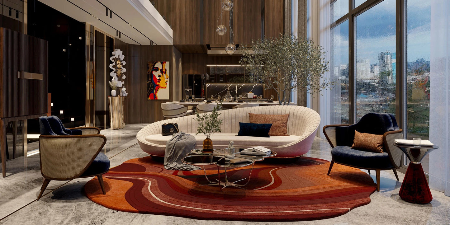 Alma De Luce Kanzashi Coffee Table