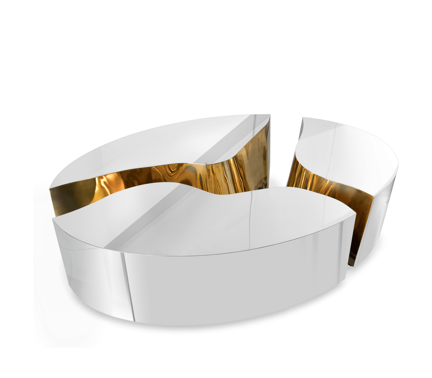 Boca Do Lobo Lapiaz Oval Coffee Table