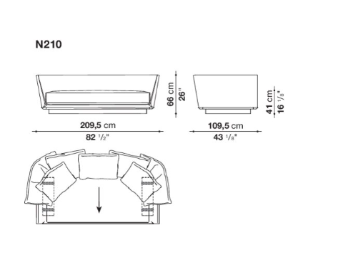 B&B Noonu Sofa