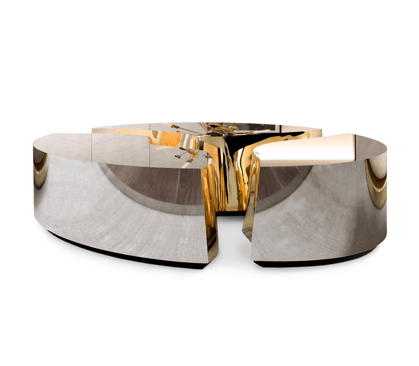 Boca Do Lobo Lapiaz Oval Coffee Table