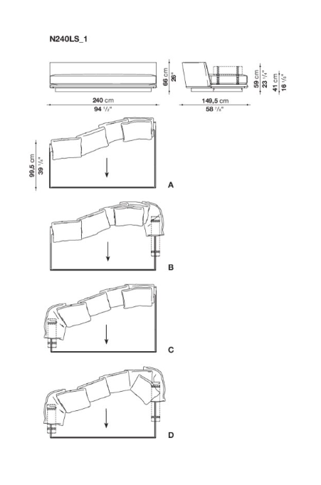 B&B Noonu Sofa