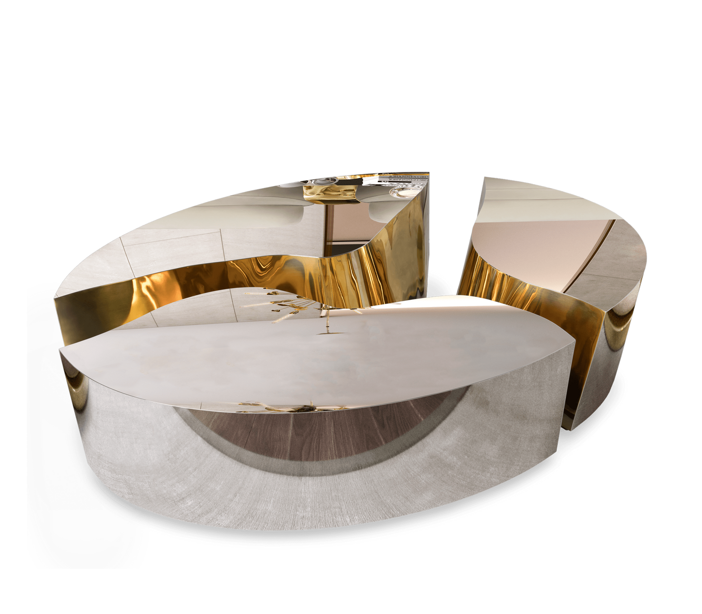 Boca Do Lobo Lapiaz Oval Coffee Table