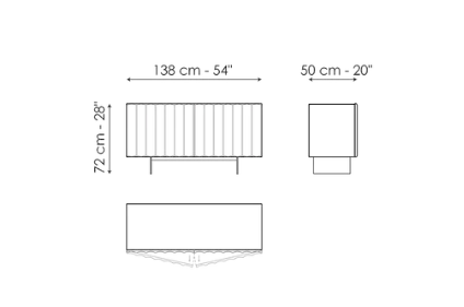 Bonaldo Dorian Sideboard