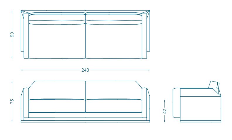 Bruno Moinard Editions Borga Sofa