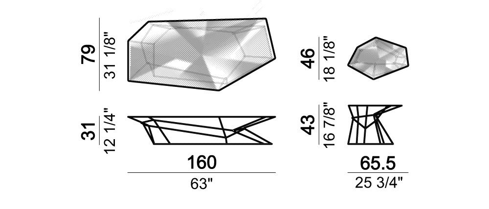 Arketipo Rebus Coffee Table