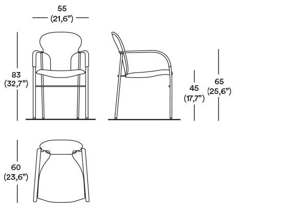 Bd Barcelona Varius Dining Chair