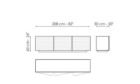 Bonaldo Ruler Sideboard