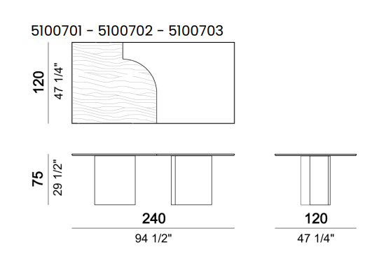 Arketipo Millennium Dining Table