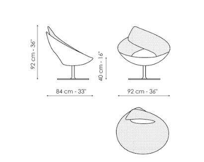 Bonaldo Lock Ego Leisure Chair