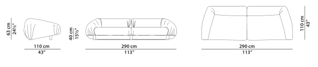Baxter Fold Sofa