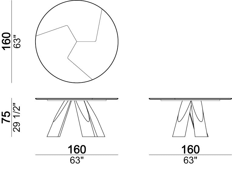 Arketipo Prince Dining Table