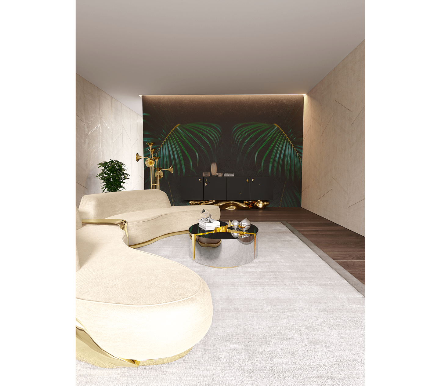 Boca Do Lobo Lapiaz Oval Coffee Table