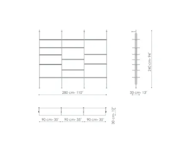 Bonaldo Roll Bookshelf
