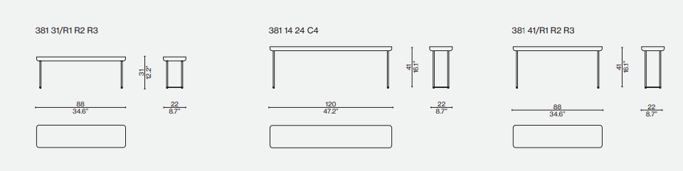Cassina Torei-1 Coffee Table