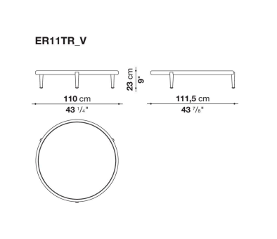 B&B Erica Coffee Table