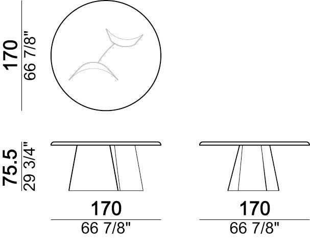 Arketipo Avalon Dining Table