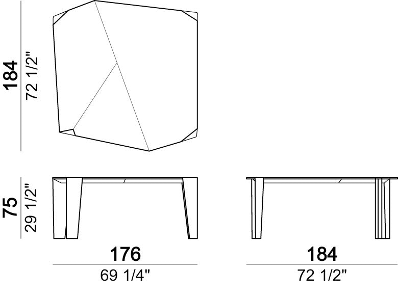 Arketipo Milestone Dining Table