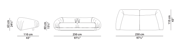 Baxter Fold Sofa