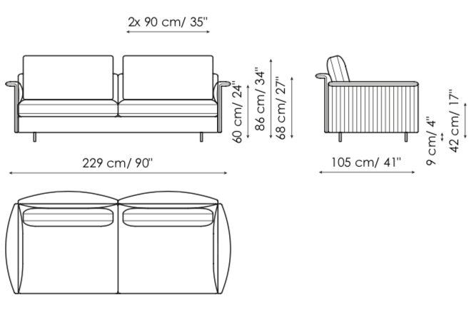 Bonaldo Only You Sofa