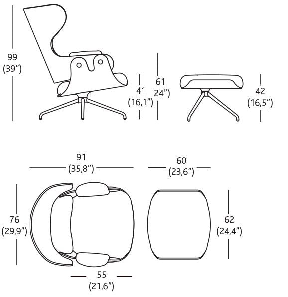 Bd Barcelona Lounger Leisure Chair