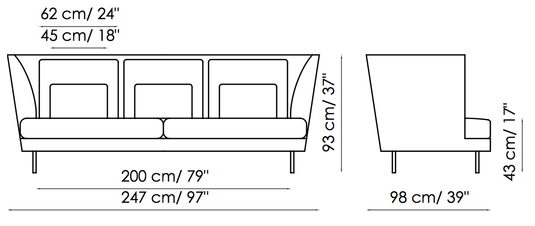 Bonaldo Lars Sofa