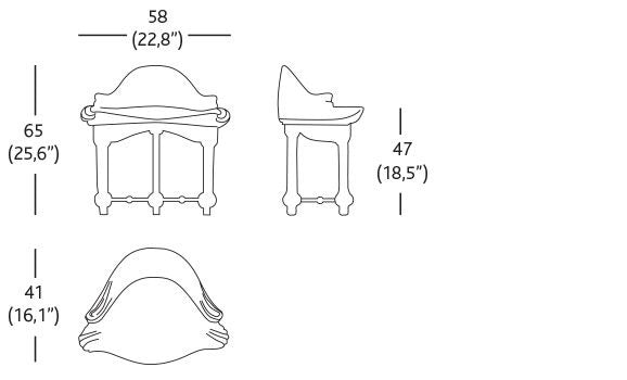 Bd Barcelona Calvet Dining Chair