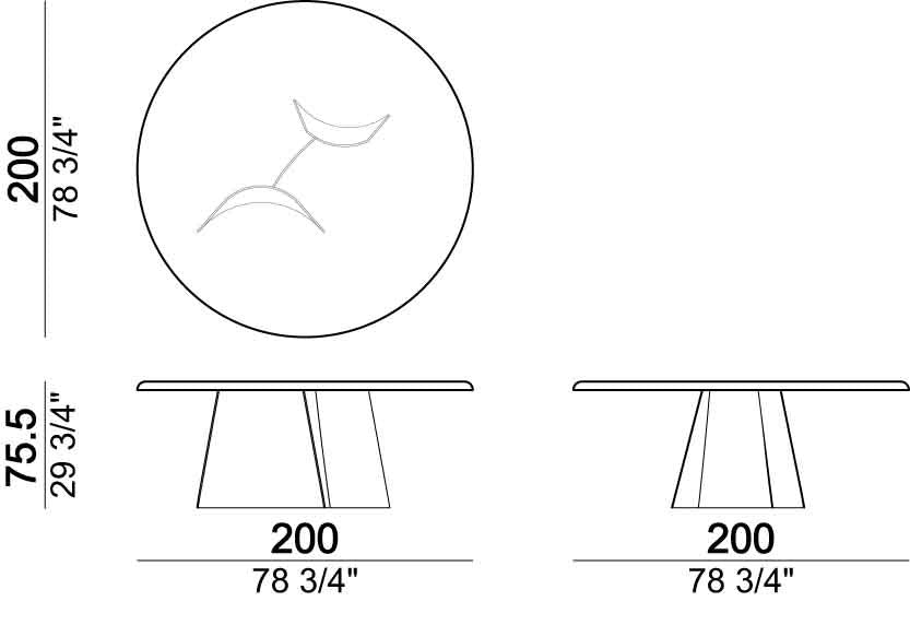 Arketipo Avalon Dining Table