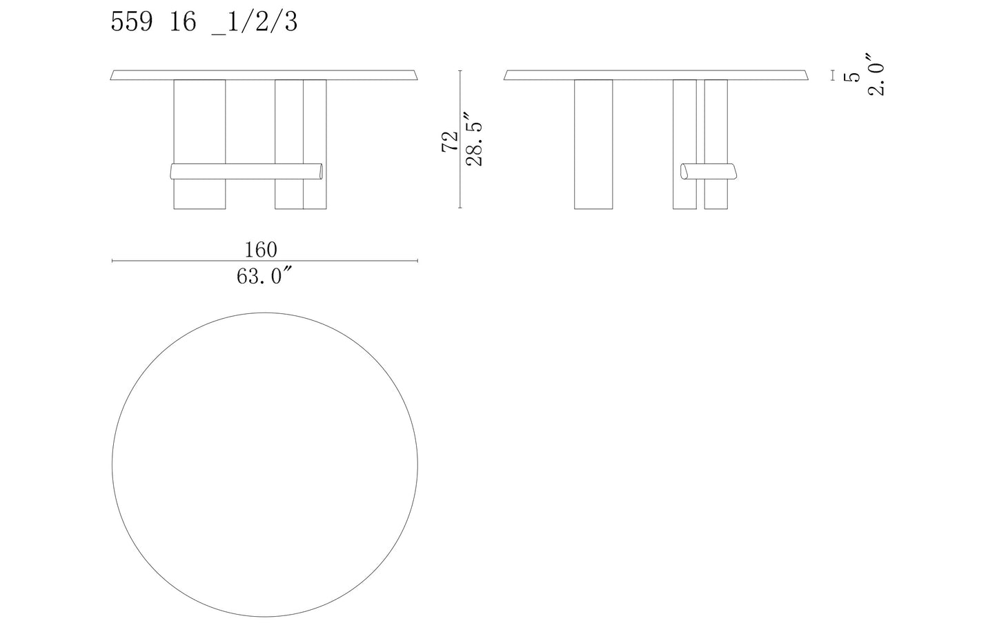 Cassina Sengu Dining Table