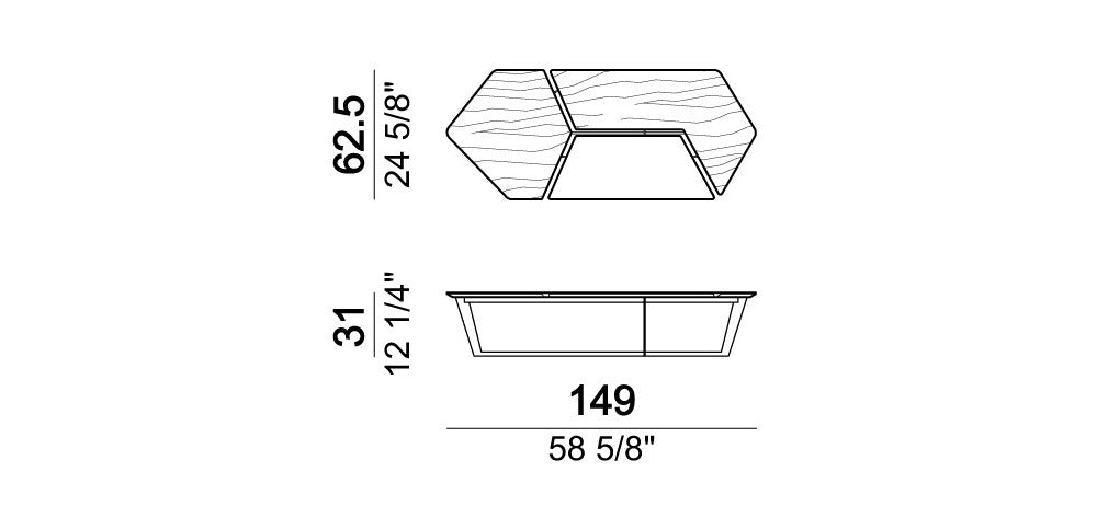 Arketipo Nelson Coffee Table