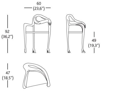 Bd Barcelona Leda Leisure Chair