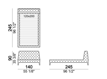 Arketipo Windsor Bed
