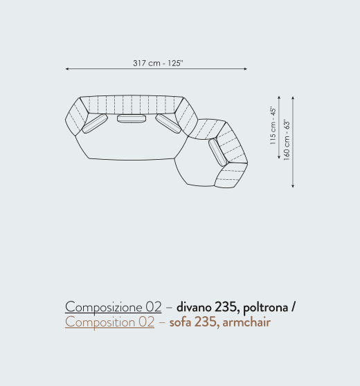 Bonaldo Panorama New Sofa