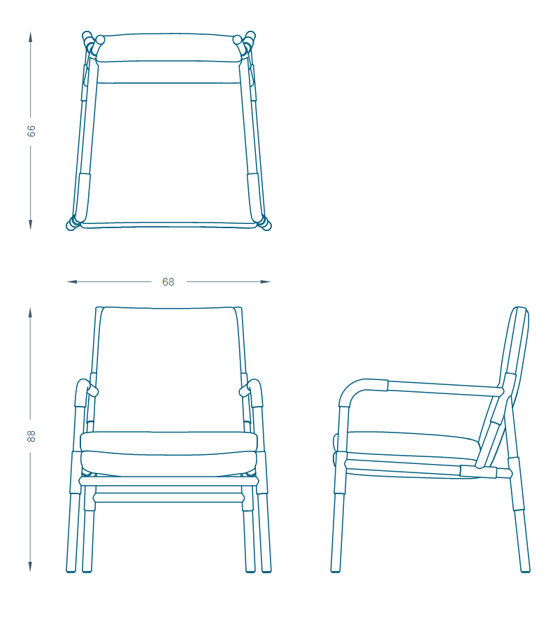 Bruno Moinard Editions Bilbao Leisure Chair