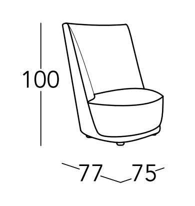 Alberta Vivien High Leisure Chair