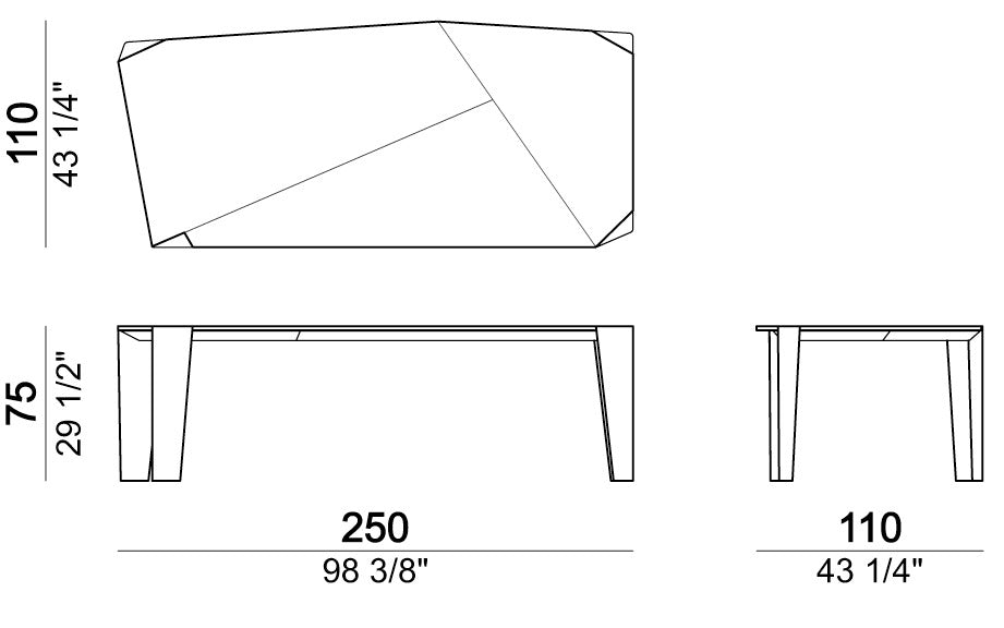 Arketipo Milestone Dining Table