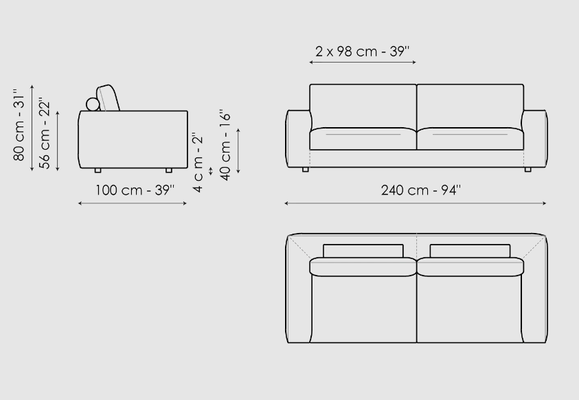 Bonaldo Superhiro Sofa