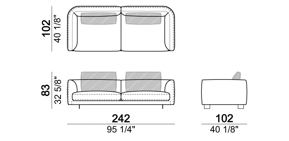 Arketipo Self Control Sofa