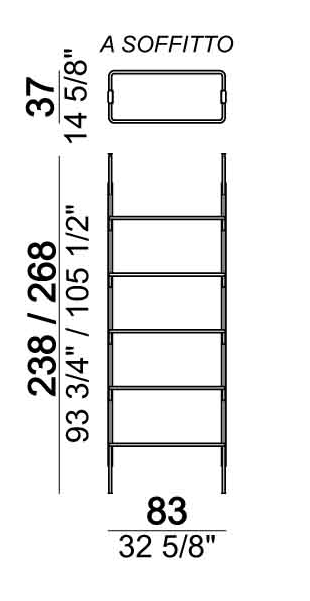 Arketipo Roxanne Bookshelf