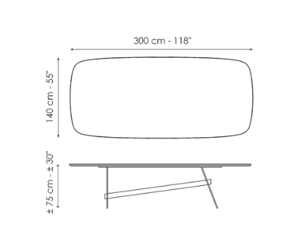 Bonaldo Slot Dining Table