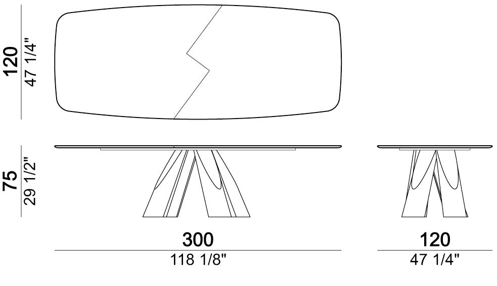 Arketipo Prince Dining Table