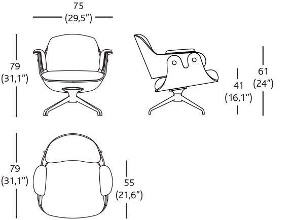 Bd Barcelona Low Lounger Leisure Chair