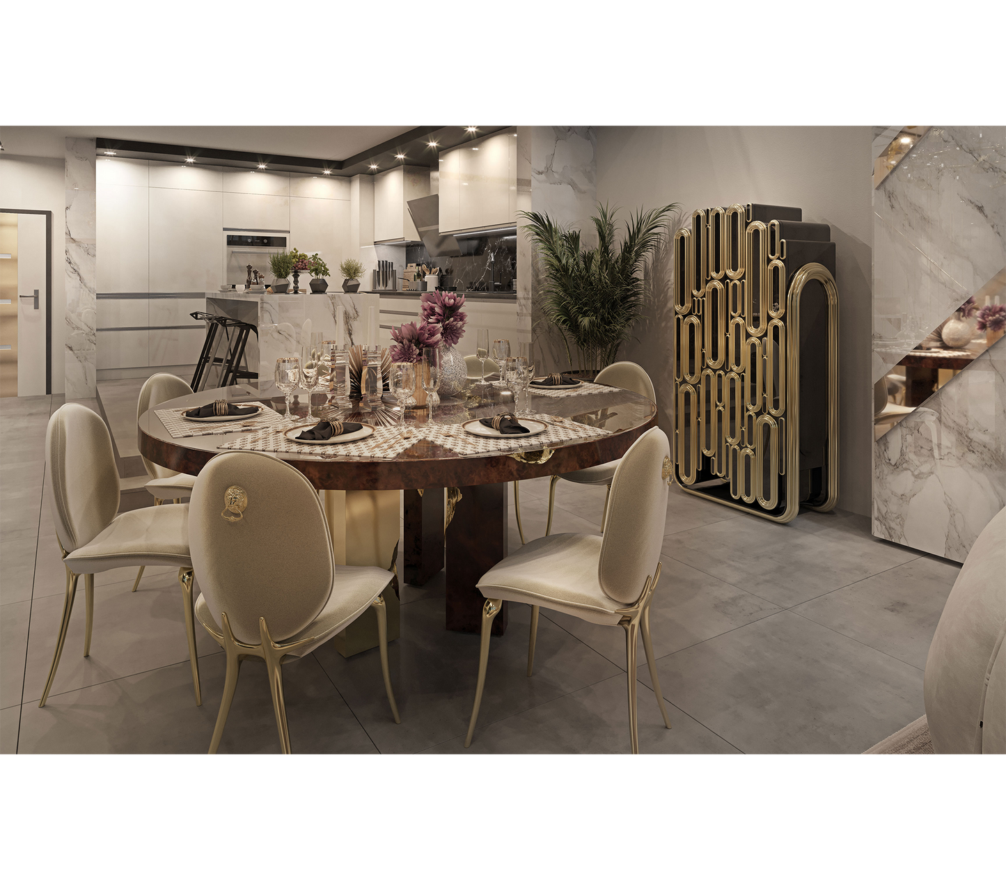 Boca Do Lobo Oblong Wine Cabinet