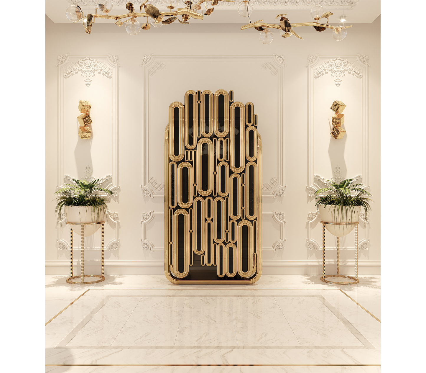 Boca Do Lobo Oblong Wine Cabinet