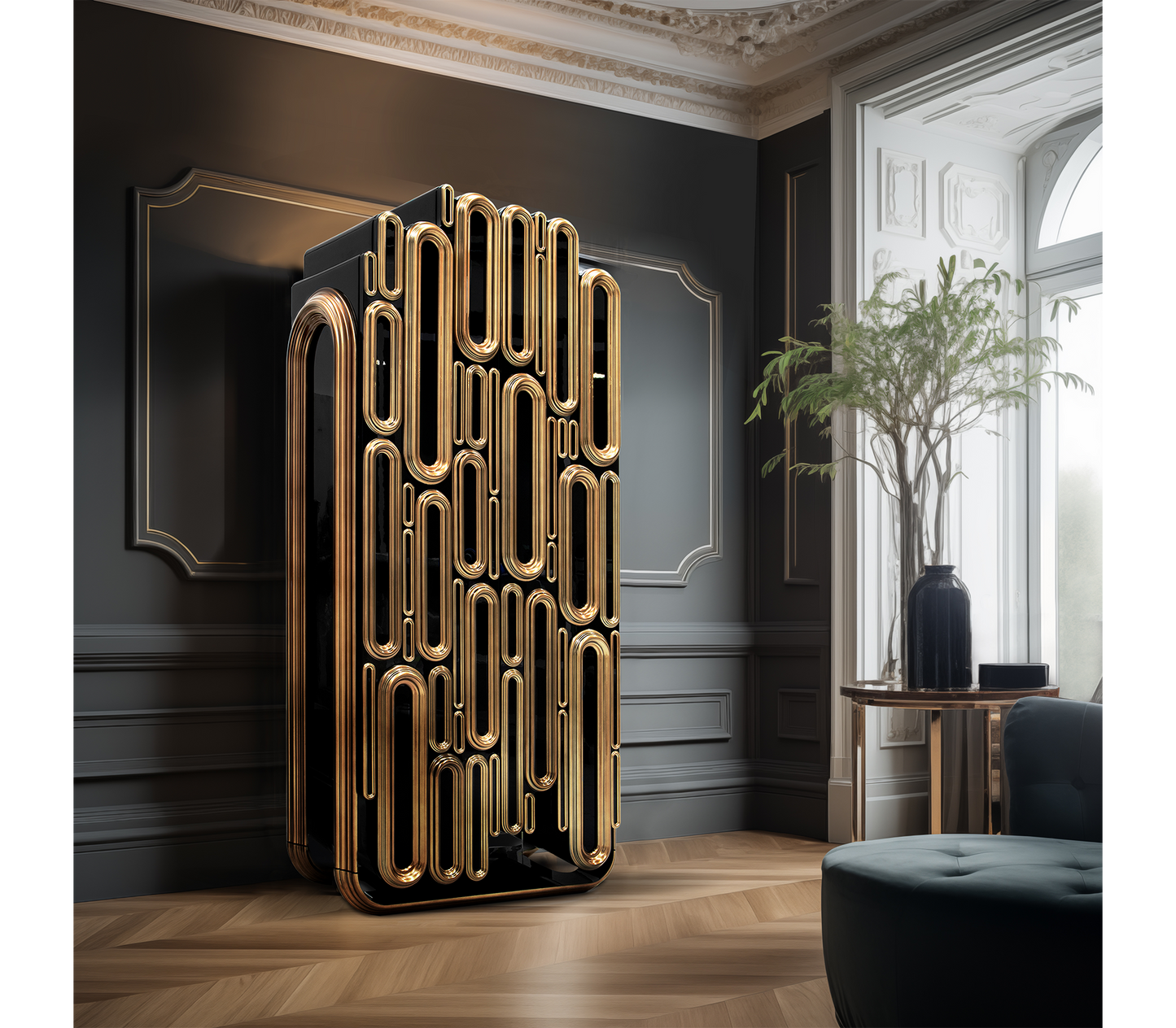 Boca Do Lobo Oblong Wine Cabinet