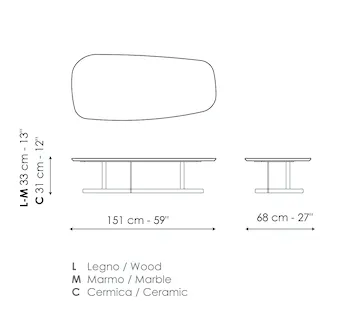 Bonaldo Kumo Coffee Table