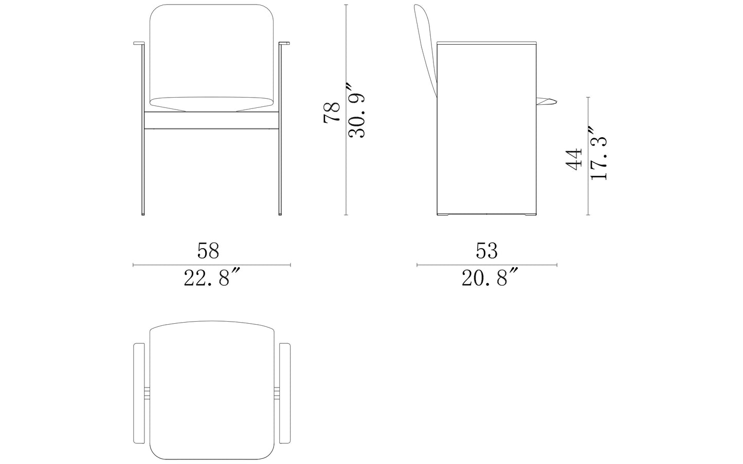 Cassina Flutz Dining Chair