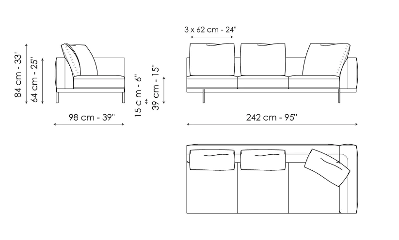 Bonaldo Phil Sofa