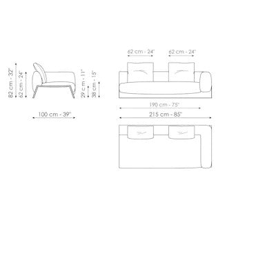 Bonaldo Boolean Sofa