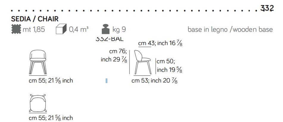 Amura Monnalisa Dinning chair