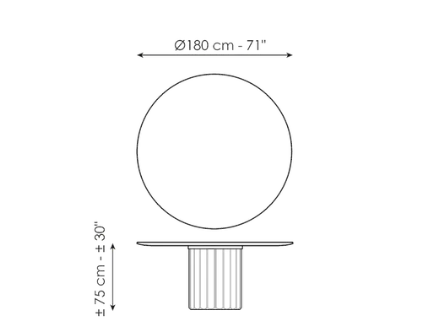 Bonaldo Dorian Dining Table